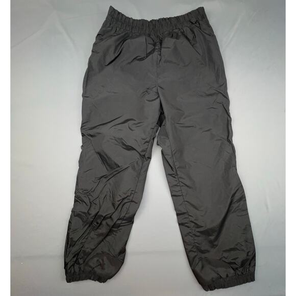 Columbia Windbreaker Pants Black Nylon Medium Ski Rain Joggers Vintage - Picture 1 of 7